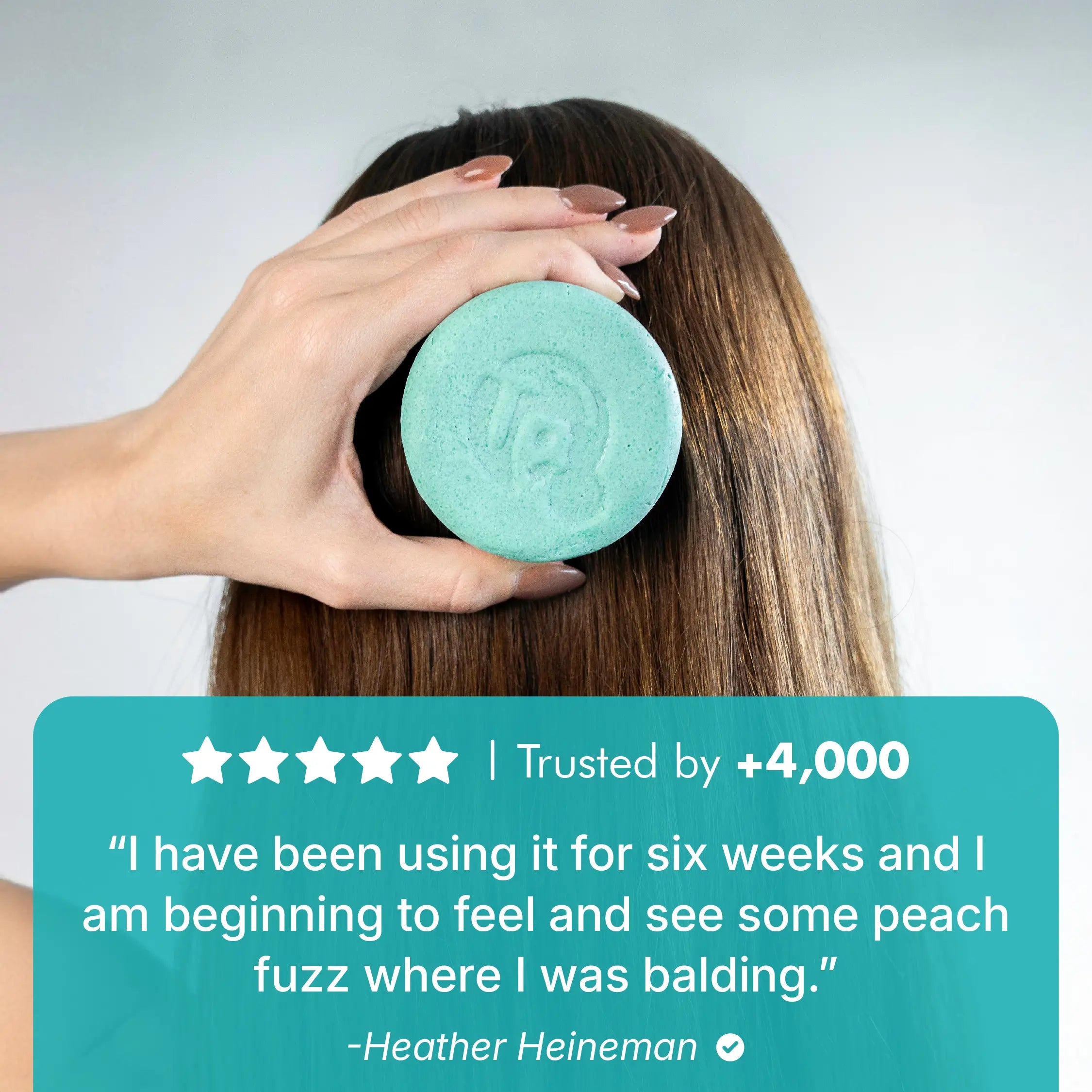 Castor Oil + Biotin Conditioner Bar with Peppermint Essential Oils - for Hair Growth