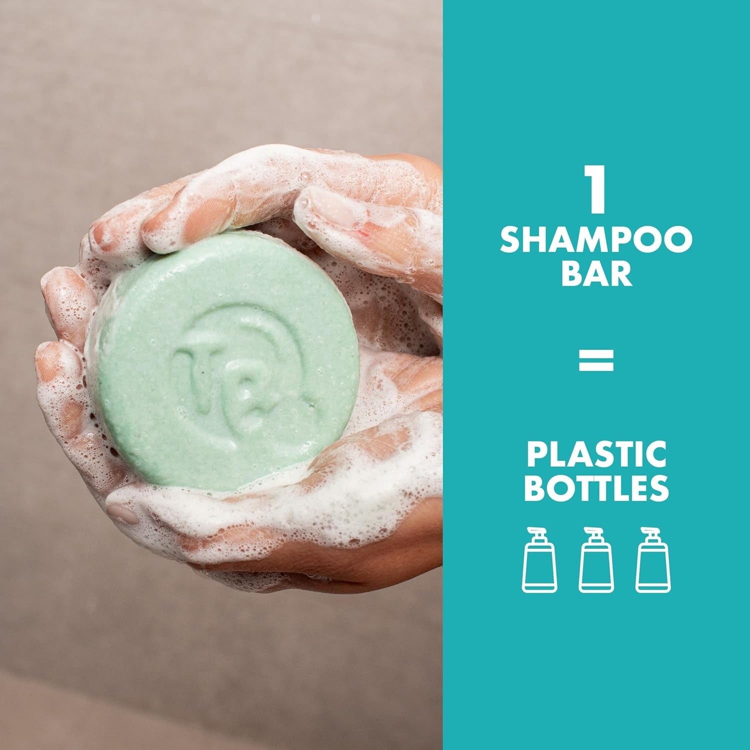 Shampoo Bar - Peppermint Essential Oils & Biotin - for Hair Growth