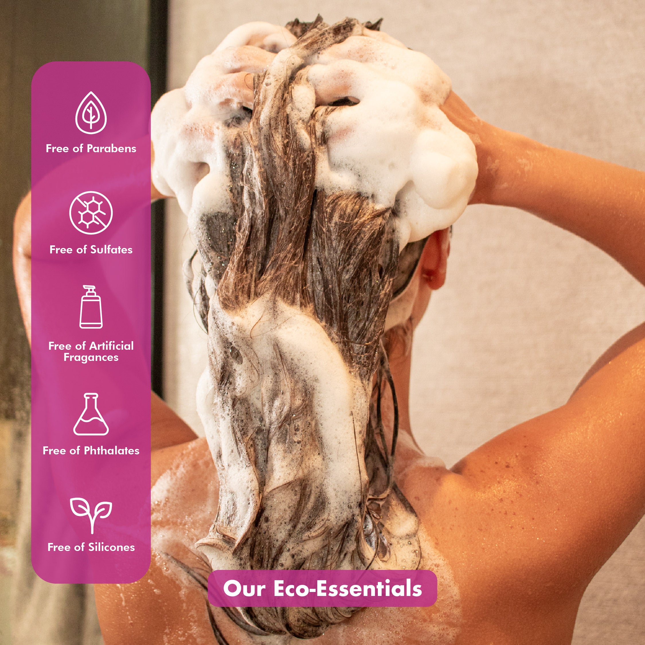 Pro-Vitamin B5 + Citrus Shampoo Bar - FRIZZ & SHINE - Tree Bottle