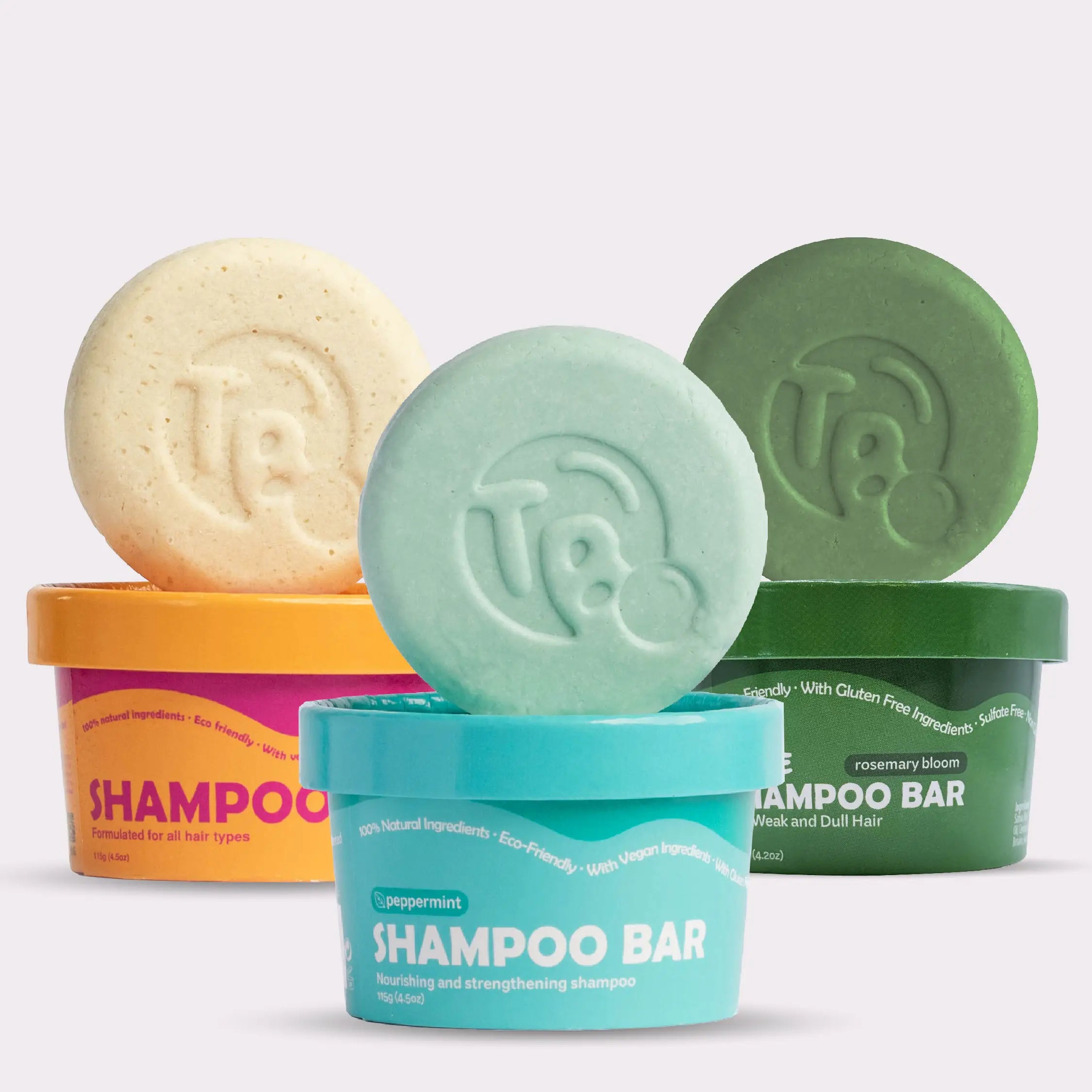 The Starter Trio - 3 Shampoo Bars